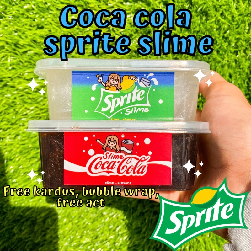 COCA COLA AND SPRITE SLIME BY SLIME_BINTARO FREE ACTIVATOR|| SLIME LUCU || SLIME BAGUS || SLIME PREMIUM