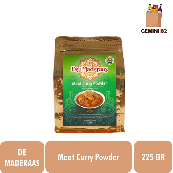 

De Maderaas Meat Curry Powder / Bubuk Kari Daging India 225 gram