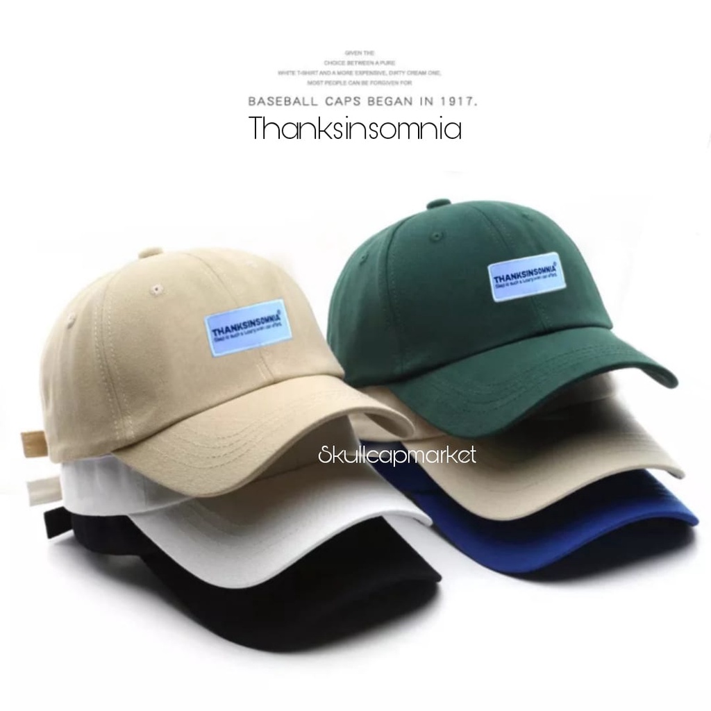 Topi Distro thanksinsomnia pria/Topi Baseball THANKSINSOMNIA COD