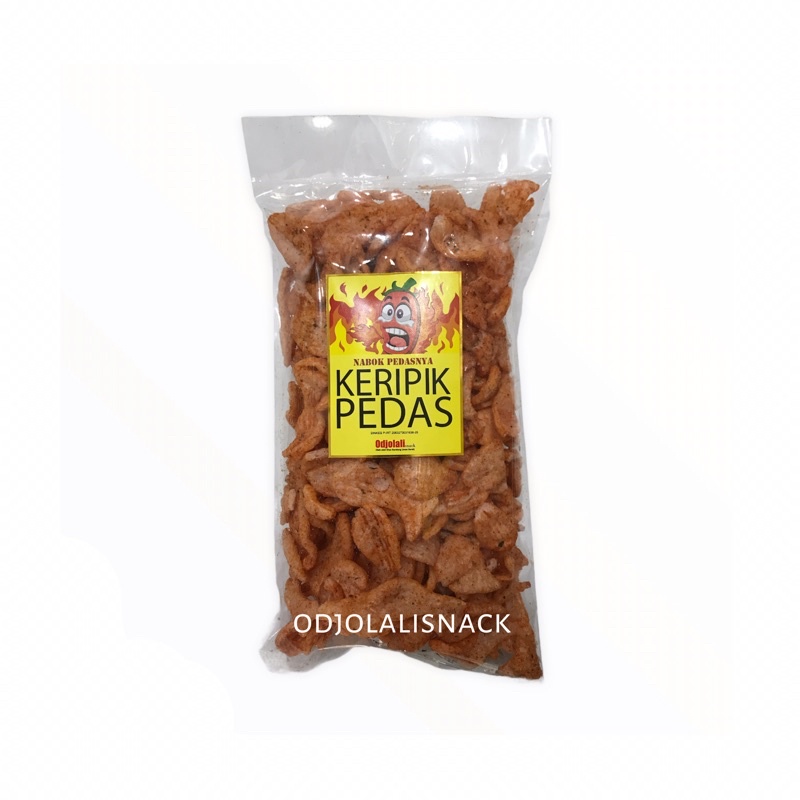 

Kerupuk Seblak Bentuk Ikan Odjolali Snack