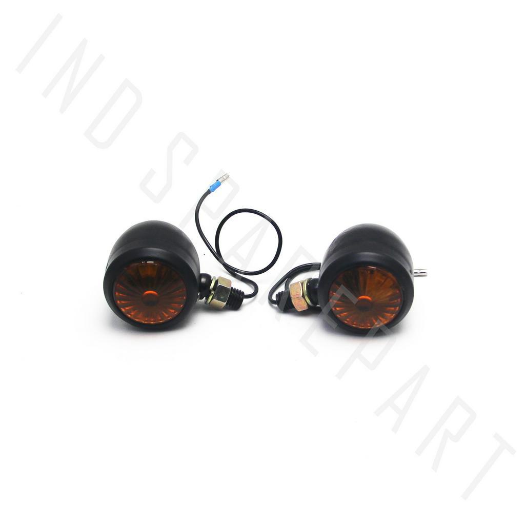 Lampu Sein-Sen Mini Kuping Model CB 100-CB100 Lama 1 Set-2 pcs Warna Hitam