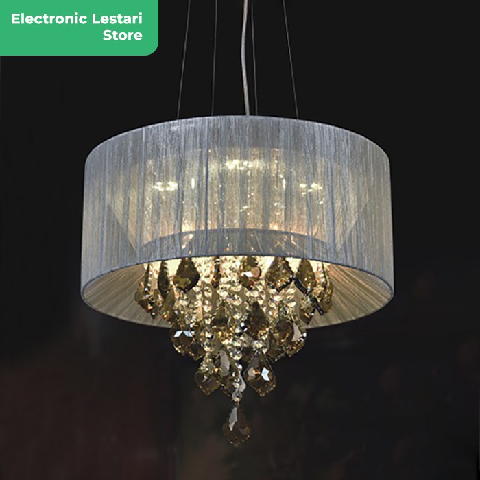 Lampu Gantung Kristal Ruang Kamar Tamu Hias Elegan