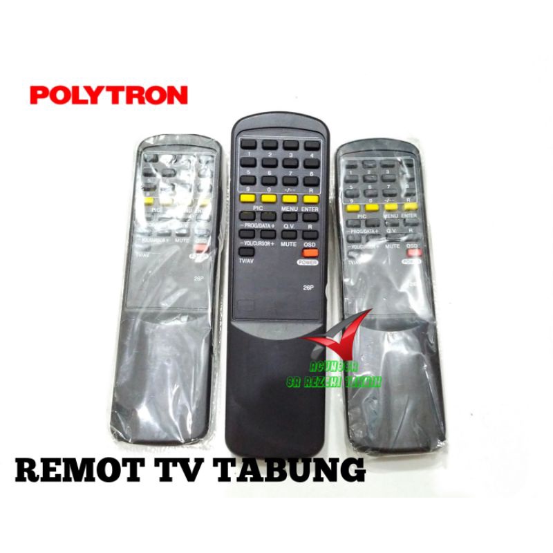 Remot tv tabung Polytron sumo