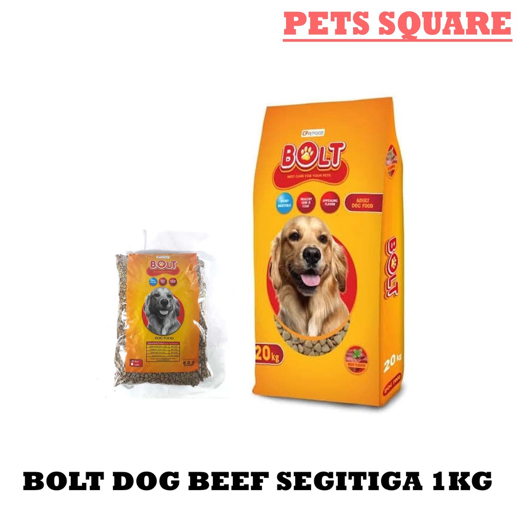 BOLT DOG BEEF SEGITIGA 1KG (GRAB/GOSEND)