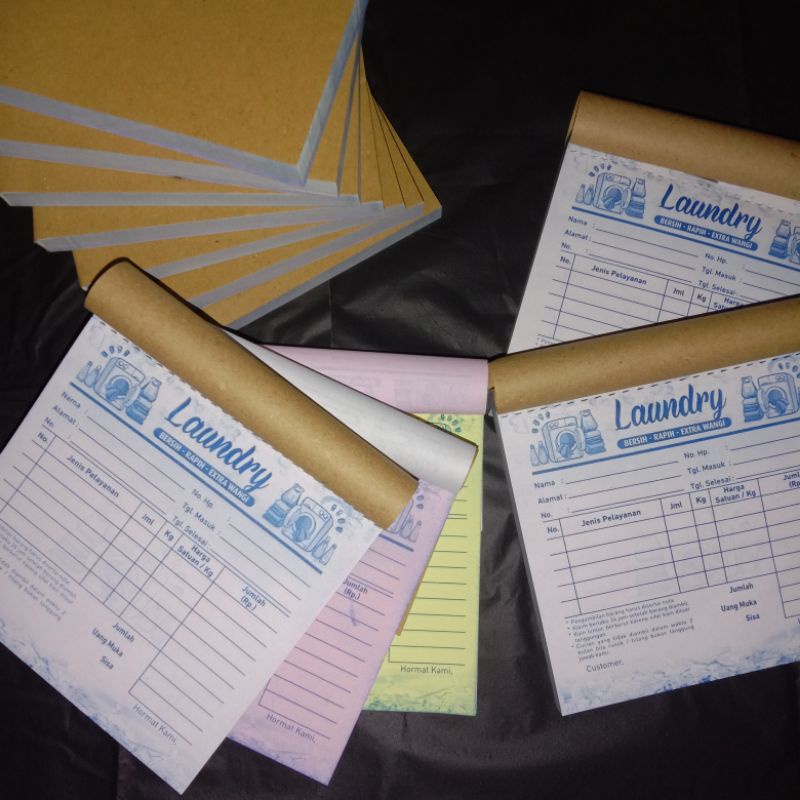 nota laundry 3 rangkap termurah