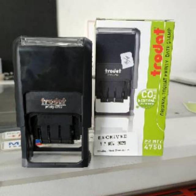 

TRODAT 4750 DATER PRINTY/STEMPEL LUNAS PLUS TANGGAL DAN NAMA TOKO