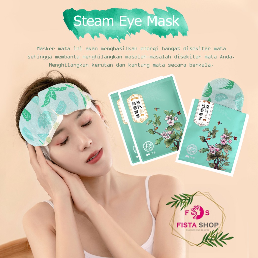 Steam Eye Mask Masker mata uap kompes mata lelah bebbo