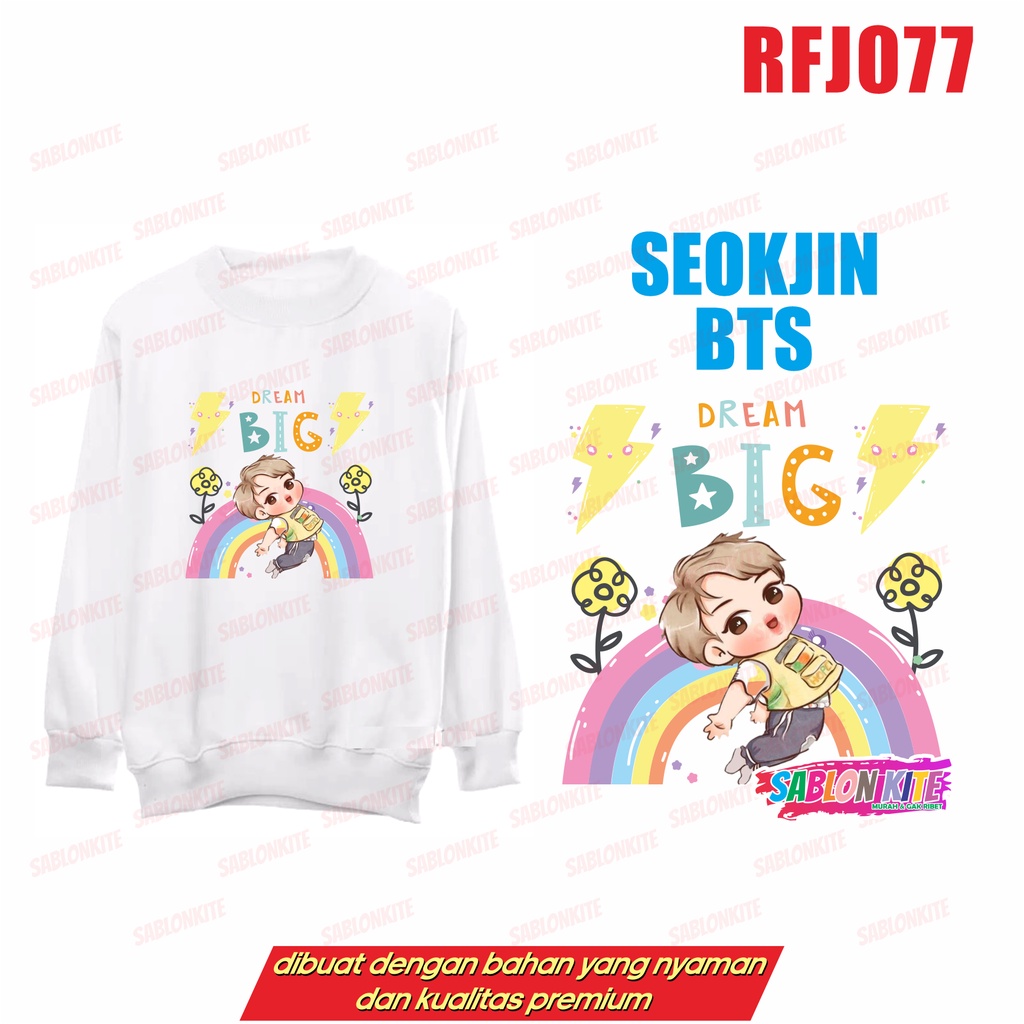 MURAH!!! SWEATER HOODIE KPOP SEOKJIN BIG RFJ077