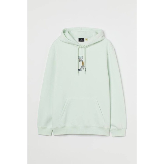 Hoodie Squidward Mint H*M