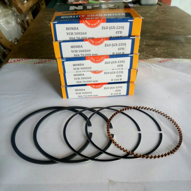 ring piston GX220 / GX210 size std ring seher ring set setandar