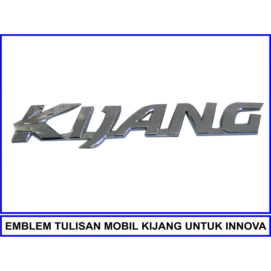 EMBLEM TULISAN MOBIL KIJANG UNTUK INNOVA