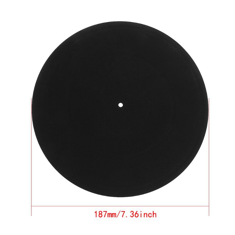 btsg Turntable Mat Audiophile 7&quot; 3mm Felt Anti-Static Anti-Shake Slipmat LP Vinyl Record