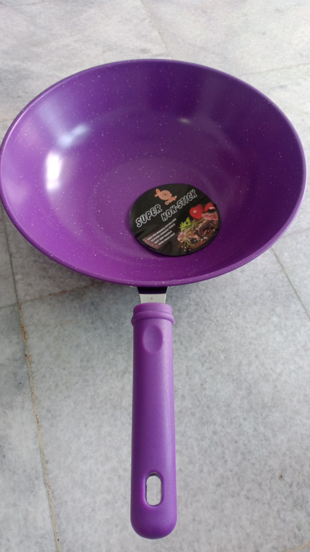 Wajan Cekung Anti Lengket Mudah Dibersihkan Wajan Super Besar  Muat Daging 10kg Gratis Bubble Wrap