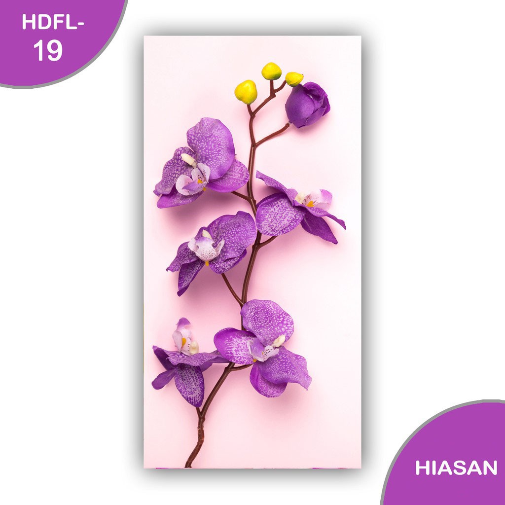 Hiasan Dinding Dekorasi Dinding Rumah - Poster Kayu FLOWER BUNGA Wall Decor Art Berkualitas