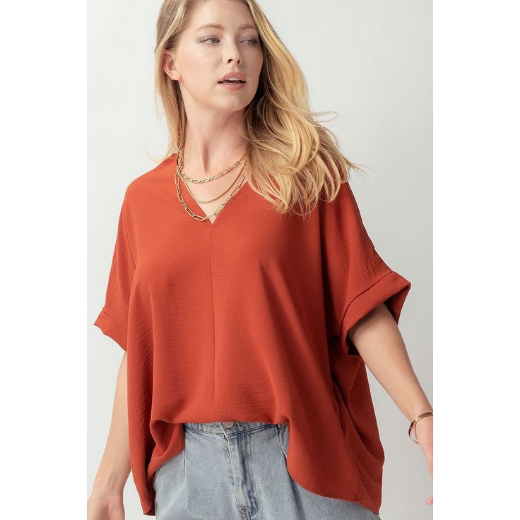 LONG SQUARE VERSY PENDEK TOP ATASAN BLOUSE WANITA AIRFLOW CRINKLE ANTI LECEK AIR FLOW