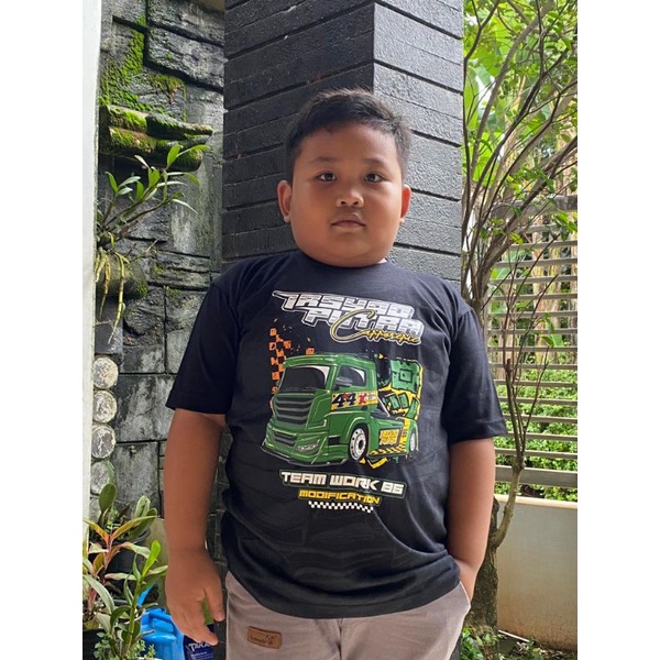Kaos Anak Canter Explore Hitam IRSYAD PUTRA KAROSERI
