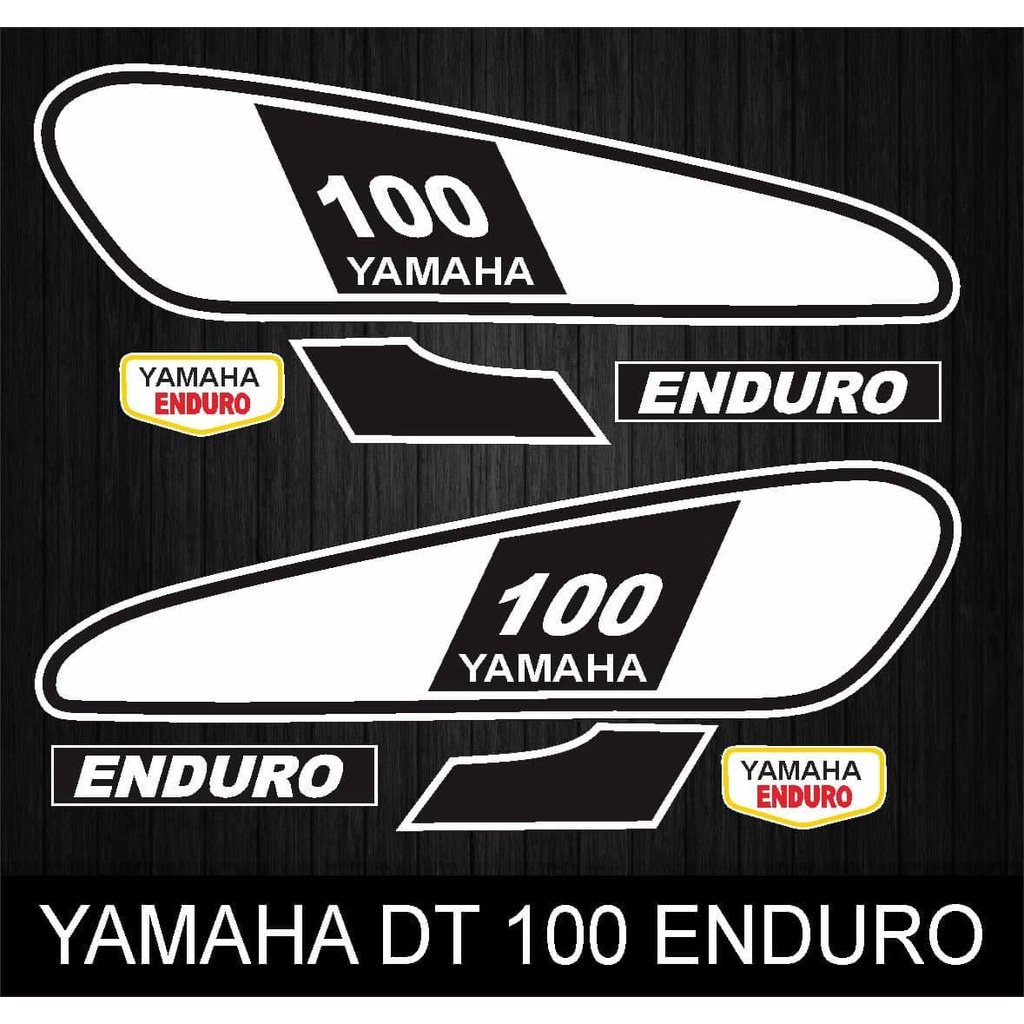 STIKER STRIPING MOTOR YAMAHA DT ENDURO 100