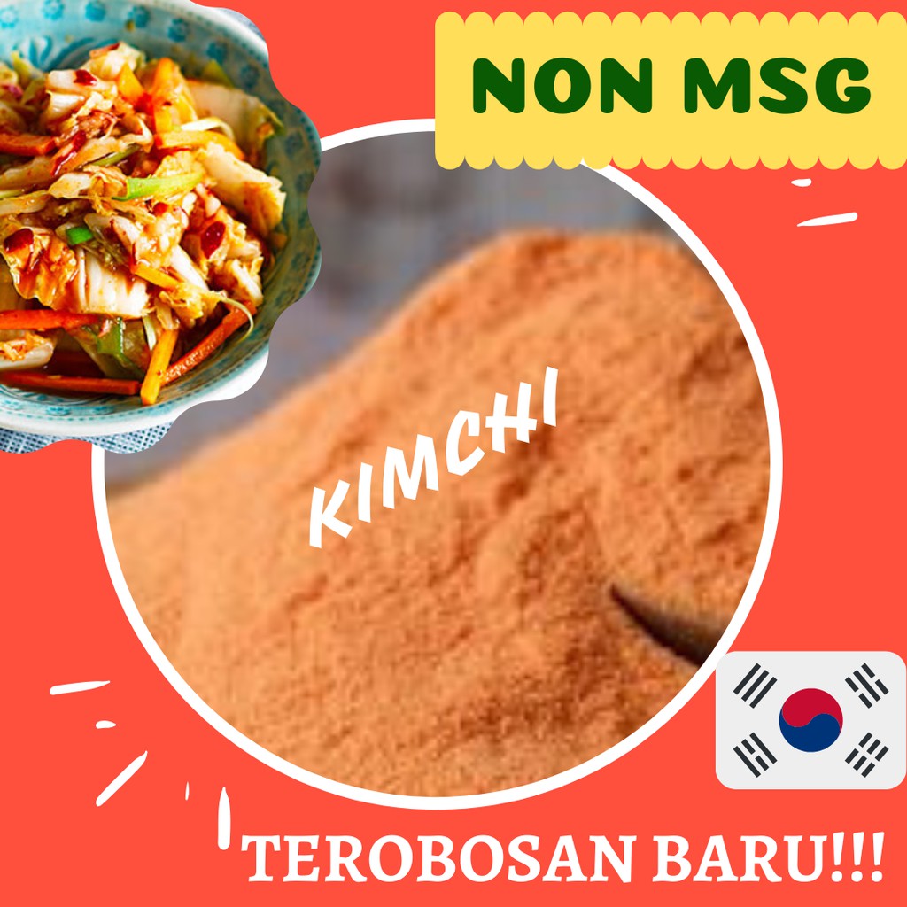 

Bumbu Tabur Premium Rasa Kimchi Non MSG 1 Kg Enak Halal Murah Bacitul Keripik Singkong Cibay Cilung