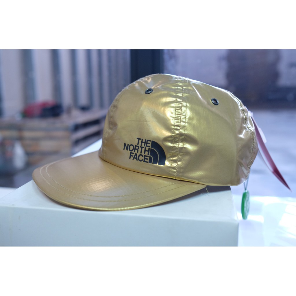 Supreme The North Face Metallic 6-Panel Gold