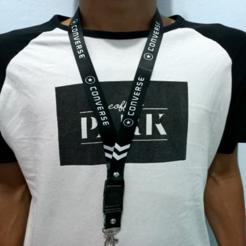 

Lanyard Tisu Printing Tali Gantungan Id Card Handphone Motip Converse
