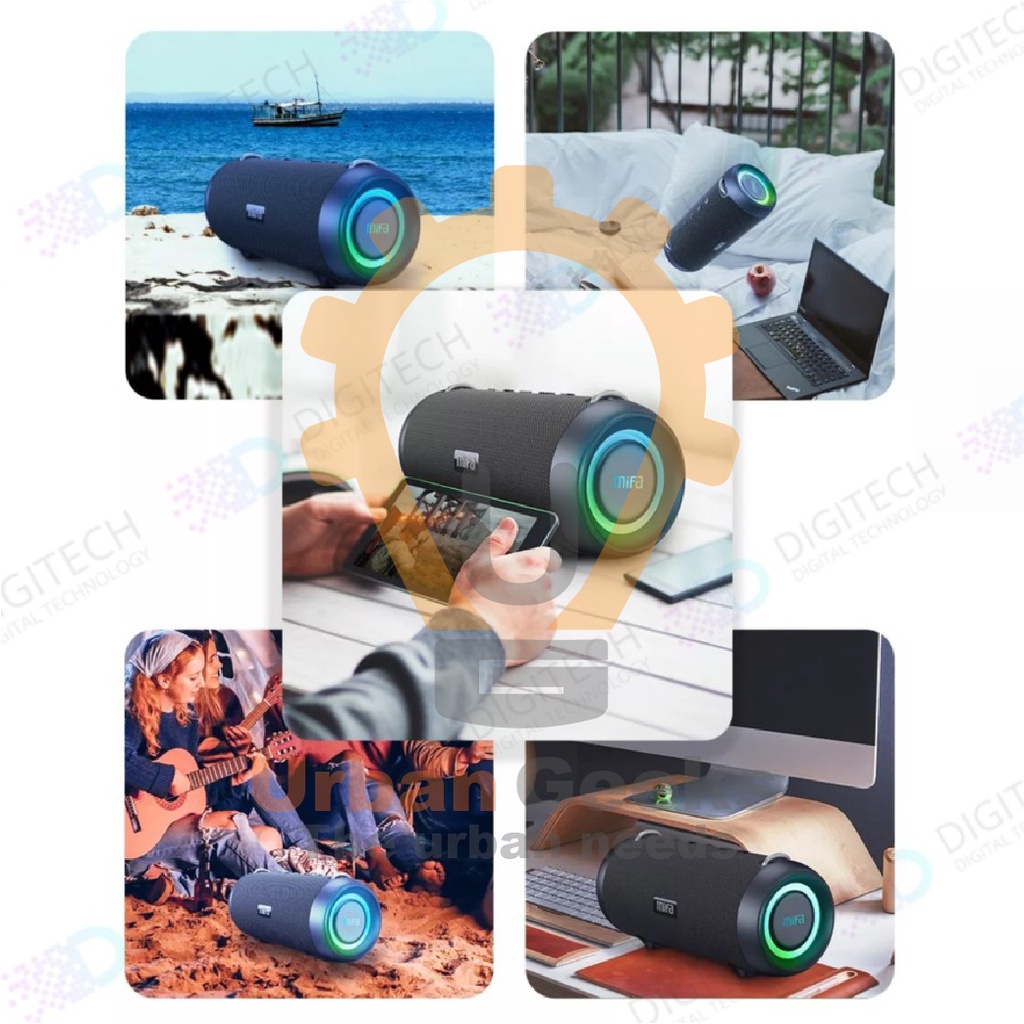 Speaker MIFA A90 Bluetooth Speaker 60W Stereo IPX8 Wireless portable