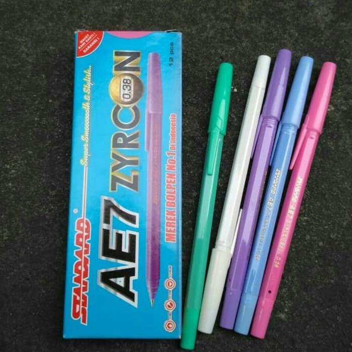 

PULPEN STANDART AE 7 ZYRCON/PULPEN WARNA WARNI