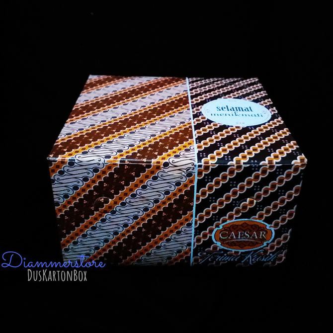 

Dus Snack/ Dus Makanan Kue Murah Motif Batik Best Seller Uk 12 X 14 _