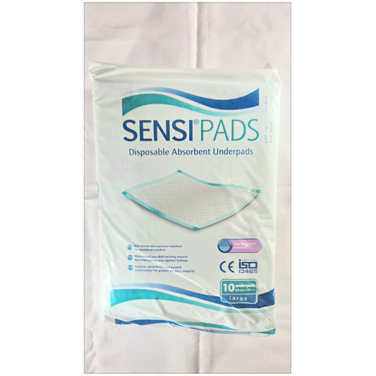 Sensipads Underpads perlak / alas kasur / alas penyerap cairan 10 pcs/pack