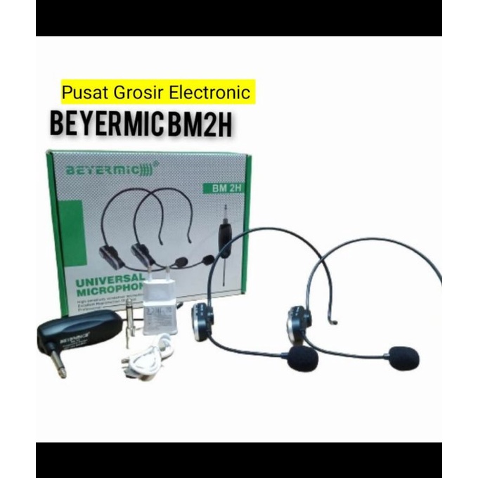 MIC WIRELESS HEADSET BANDO BEYERMIC BM 2H MICROPHONE BM2H