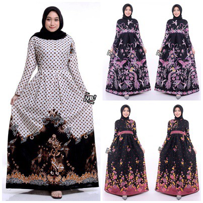 MS GAMIS BATIK SRIWEDARI MAXI SUPER JUMBO XXL LD 110
