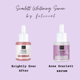 Serum Brightly Ever After Scarlett Whitening / Serum Acne Glowtening Scarlett By Felicia Angelista