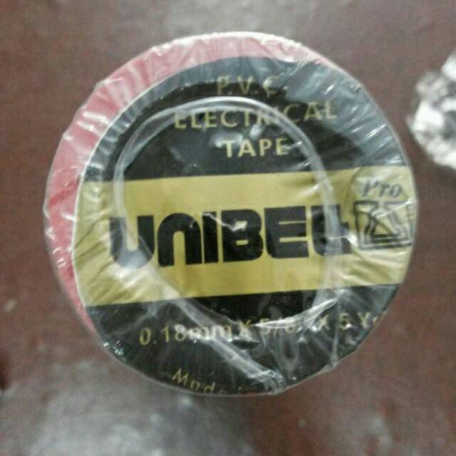 

Isolasi Listrik MERK UNIBELL 0.8MM X 5YARD / LAKBAN LISTRIK
