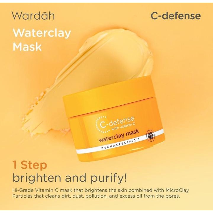 `ღ´ PHINKL `ღ´ ᘺᗩᖇᕲᗩᕼ Wardah c defense series vitamin c / face mist creamy wash whip foam DD Cream moisturizer serum