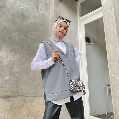 SF - Syifa Vest Basic / Vest Rompi Outer Wanita-3