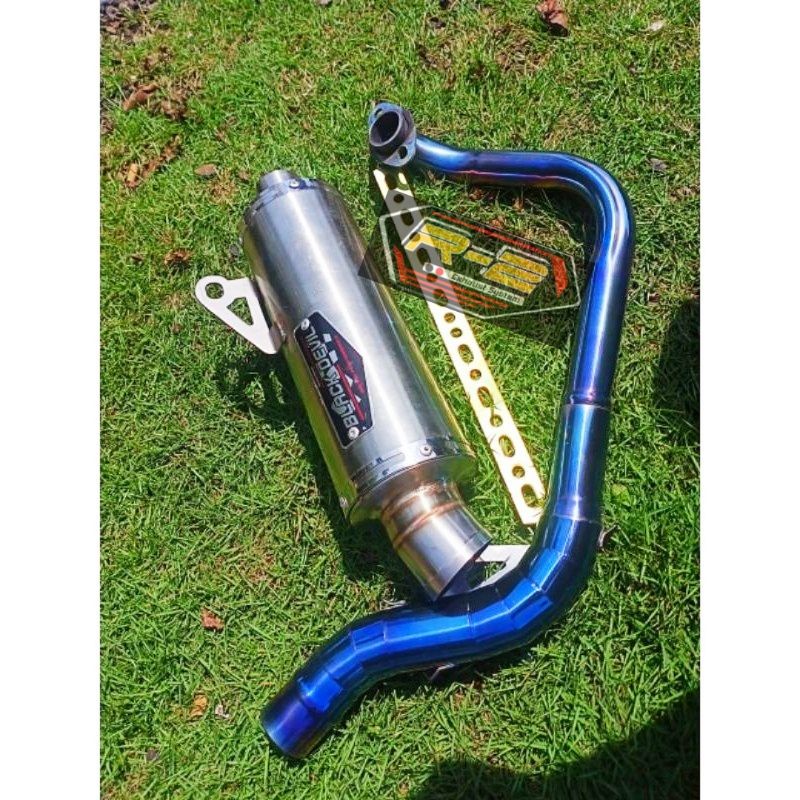 KNALPOT BLACK DEVIL. Leheran bluemoon AEROX, NMAX, VARIO150, BEAT, SCOOPY