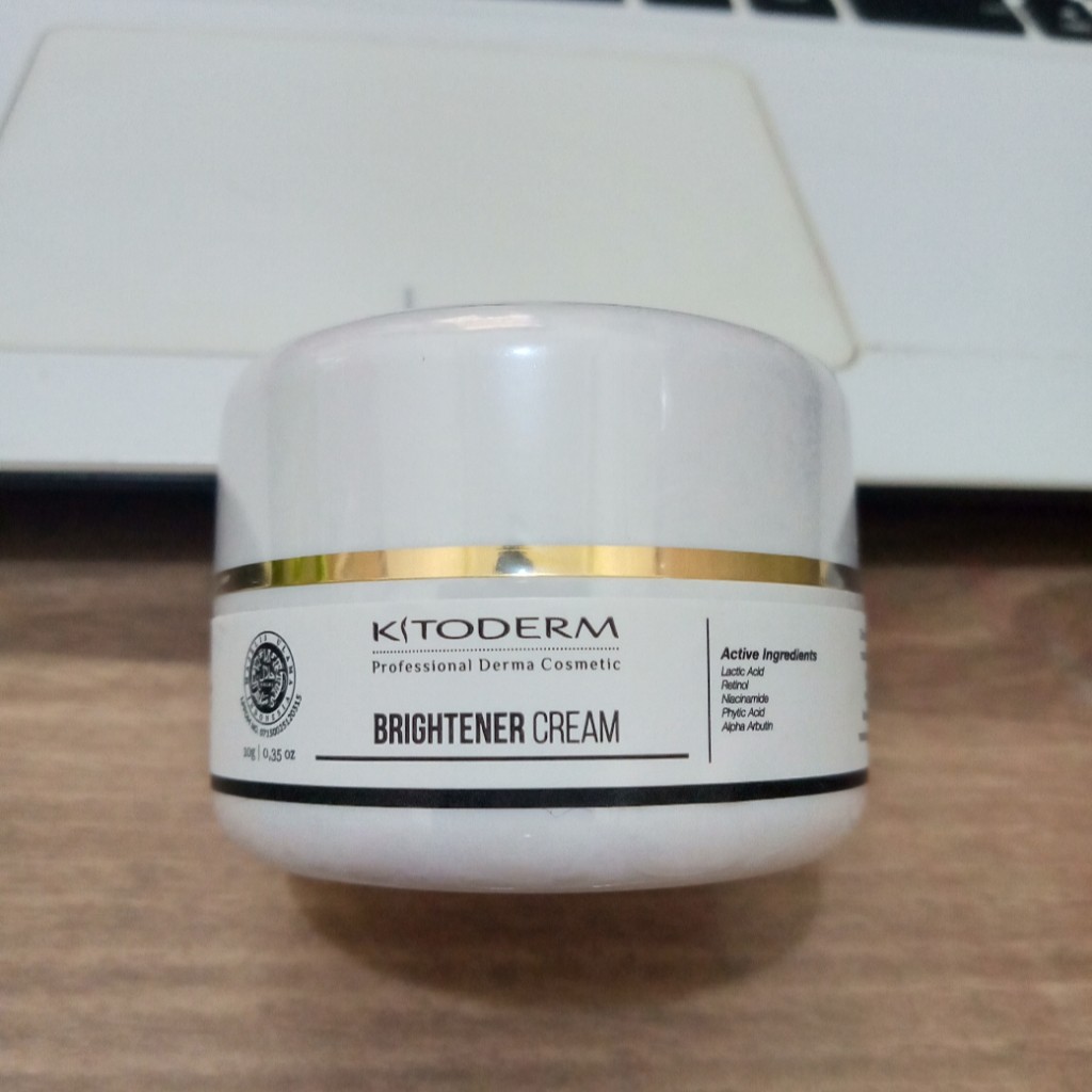 KITODERM BRIGHTENER CREAM | CREAM PENCERAH BPOM