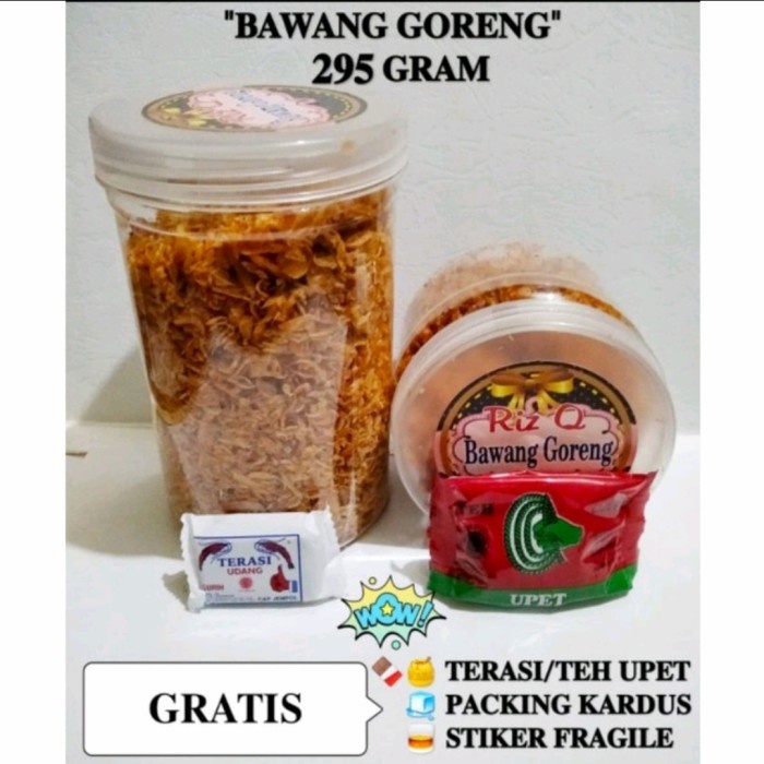 

PROMO 0Bawang Goreng Asli Cirebon GRATIS teh upet ENAK