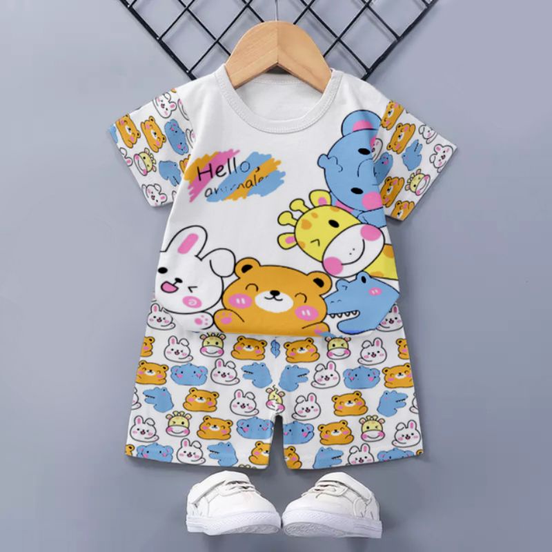 RAMORA BAJU SETELAN ANAK COWOK / BAJU ANAK LAKI LAKI 1-6 TAHUN