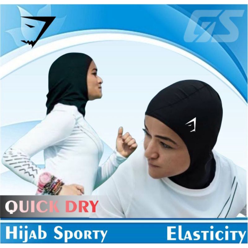 Hijab Instan Sporty Volly hijab renang jilbab senam pakaian renang muslimah topi renang