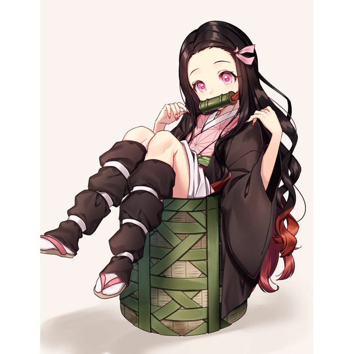 Kostum Nezuko Kimetsu No Yaiba Cosplay