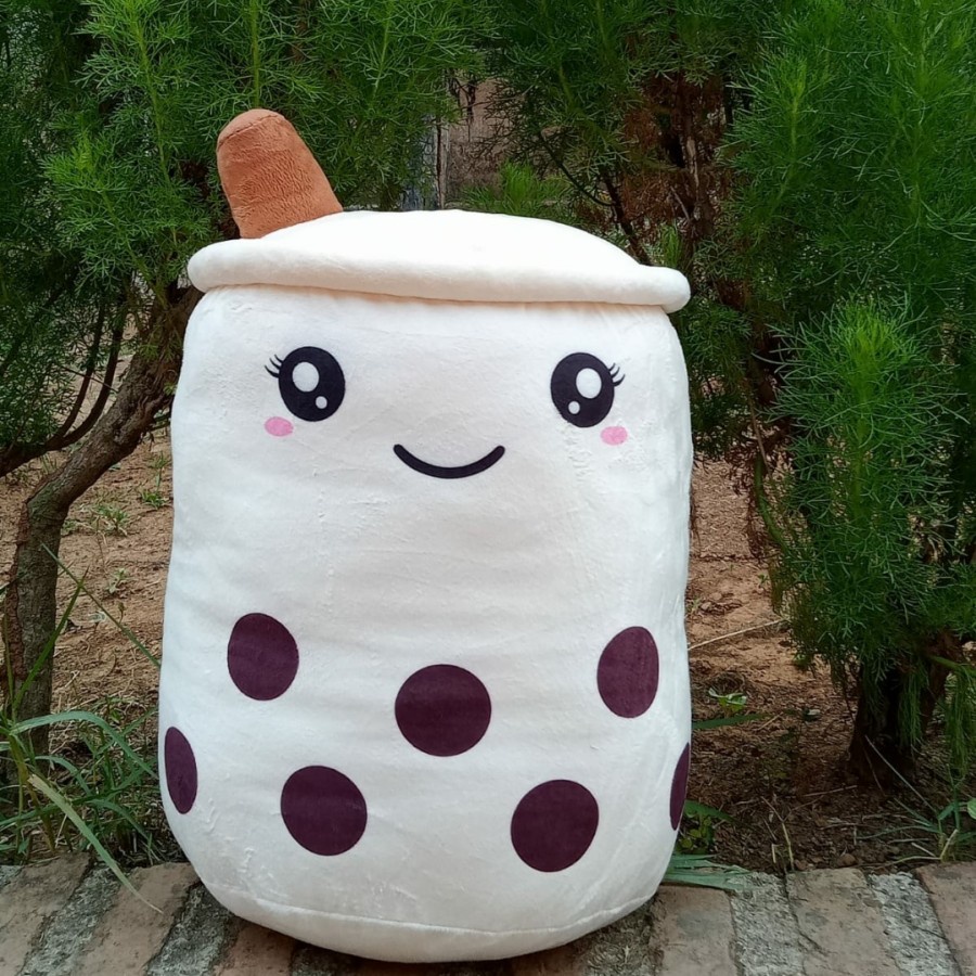 (TERLARIS SB)BONEKA BOBA BUBLE TEA CUP MILK BROWN SUGAR LUCU DAN IMUT