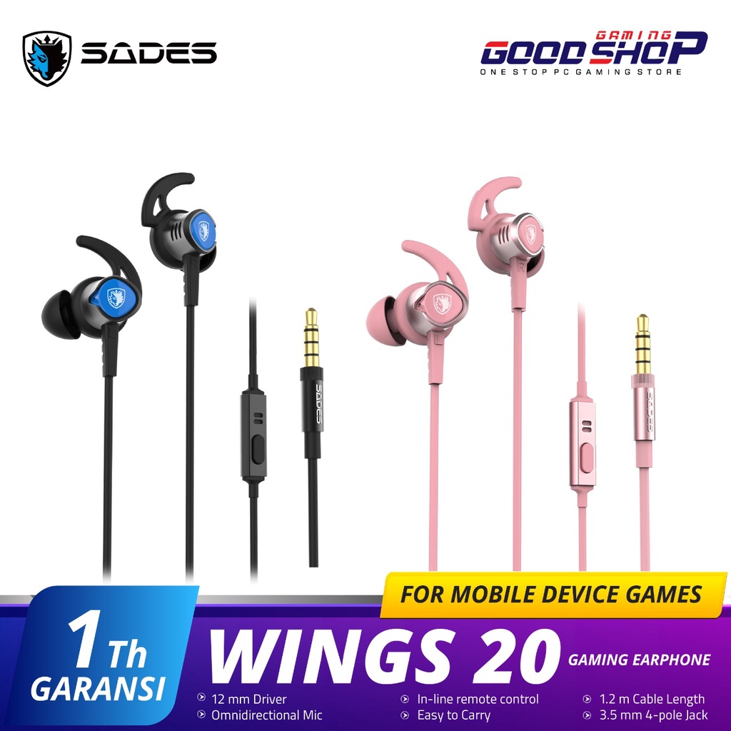 Sades Wings20 - Gaming Earphone