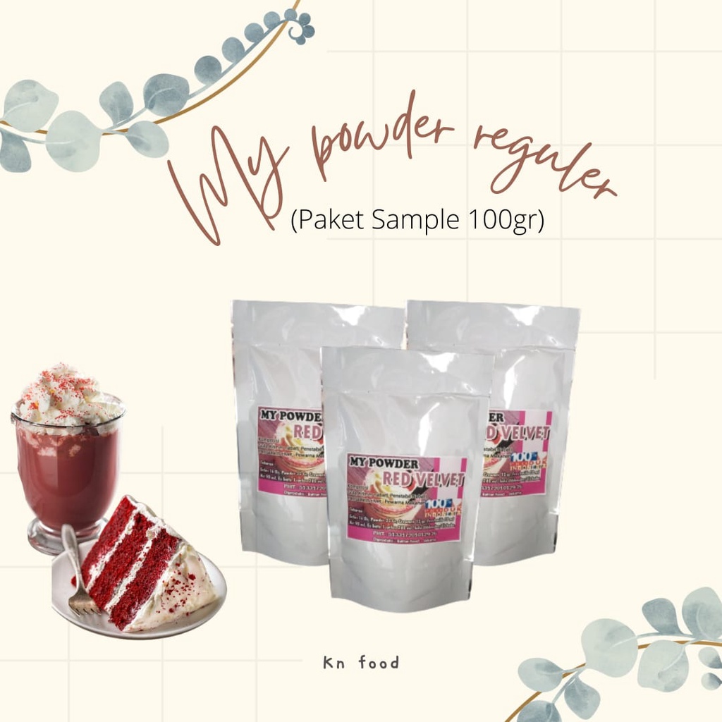

Bubuk Minuman REDVELVET 1 ons - RED VELVET Bubble Drink 100gr