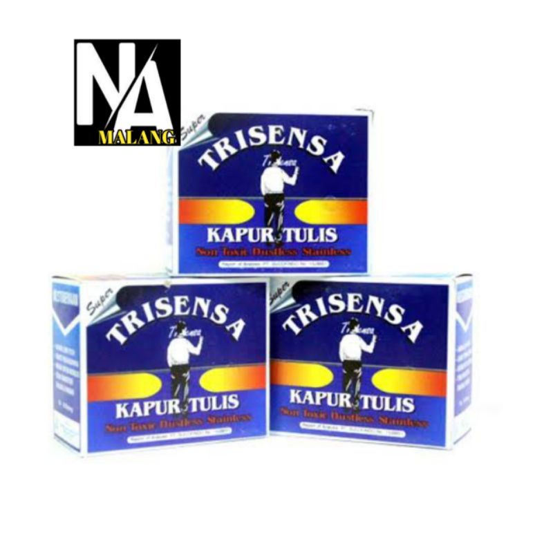 

Kapur Tulis Warna Putih Trisensa 1Box