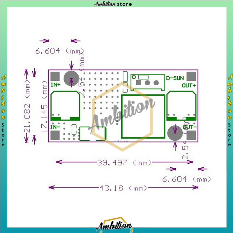 [Bisa Bayar Ditempat Langsung] LM2596 Adjustable DC-DC Step Down Module 1pcs