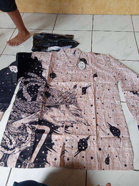 Bswart Batik Hrb026 Kenongo Hem Panjang Padi Pekalongan M L Xl Batik Pria Murah Modern Grosir