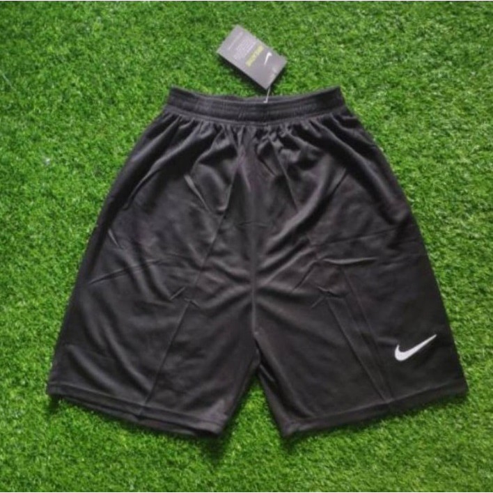 Celana Pendek Hitam Olahraga Bola Futsal NIKE GO DRI FIT IMPOR Non Kantong