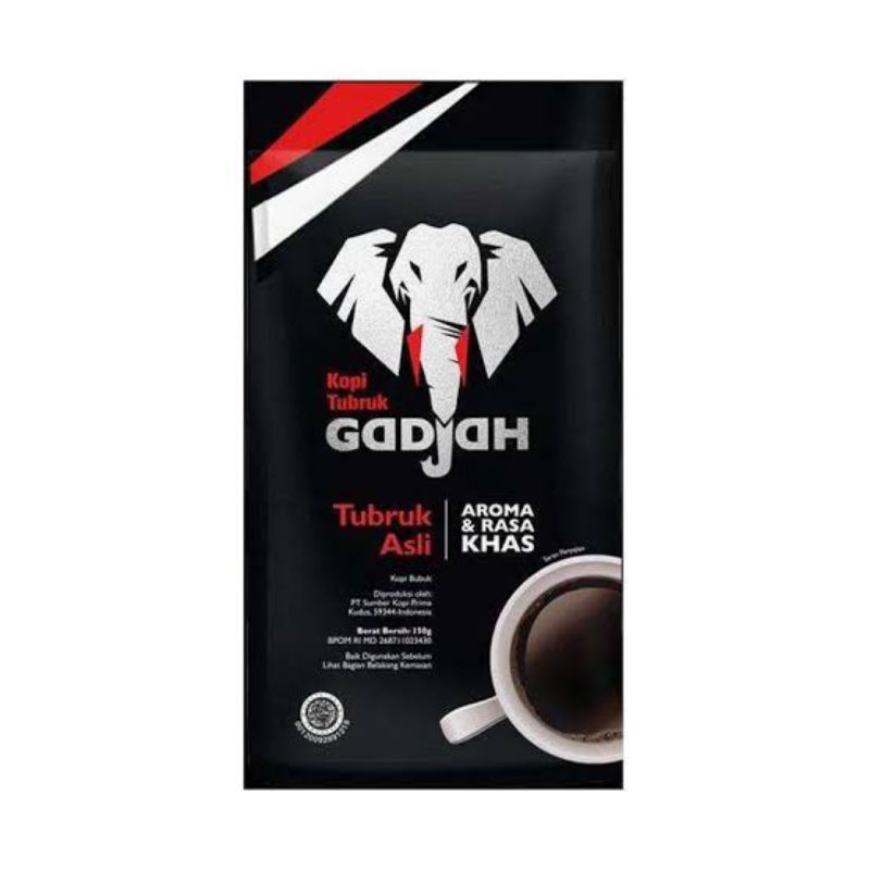 Kopi Tubruk Gadjah 150g Bubuk