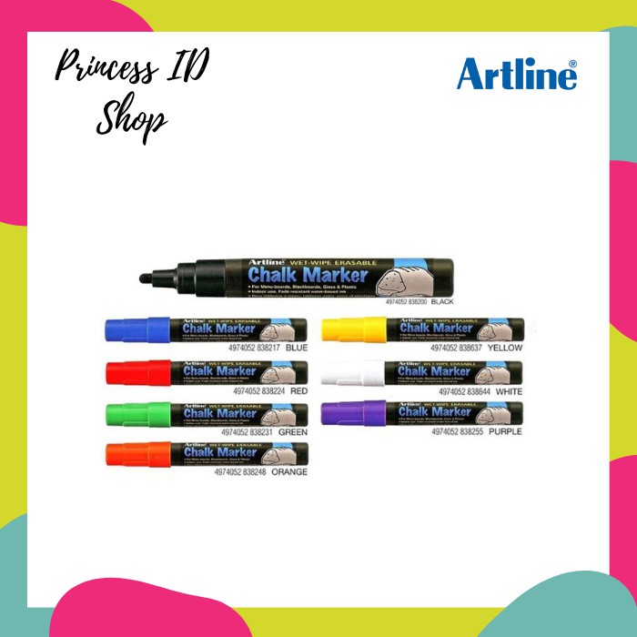 

SPIDOL WARNA CHALK MARKER ARTLINE EPW-4