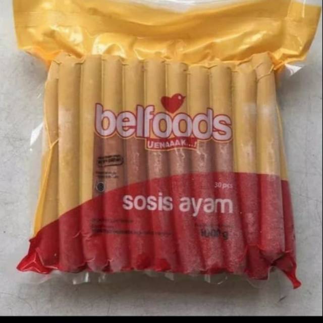 

Belfoods Sosis Ayam 375 Gram isi 15 pcs